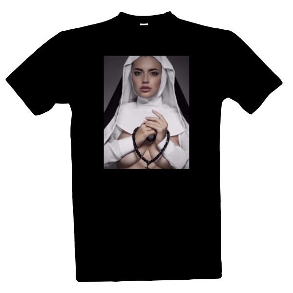 Tričko s potlačou Sexy Nun Jeptiška
