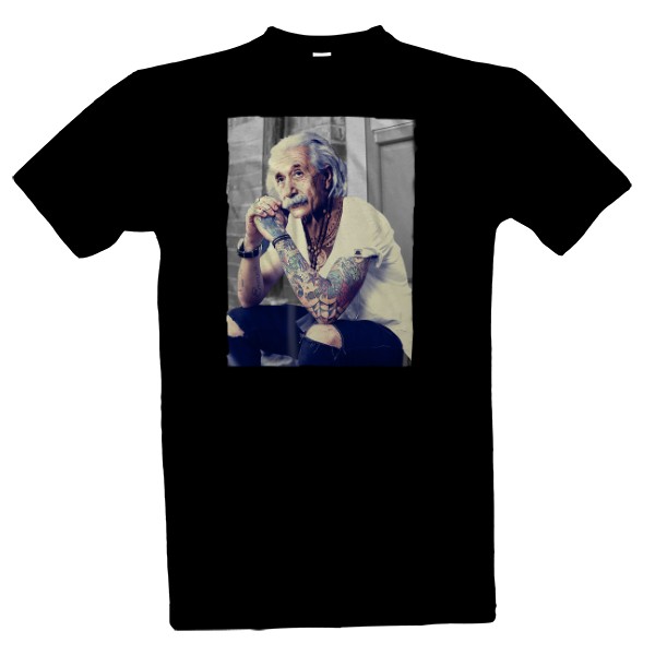 Tričko s potlačou Albert Hipster