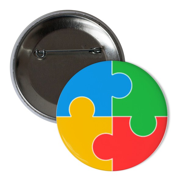 Odznak  s potlačou Nový produkt