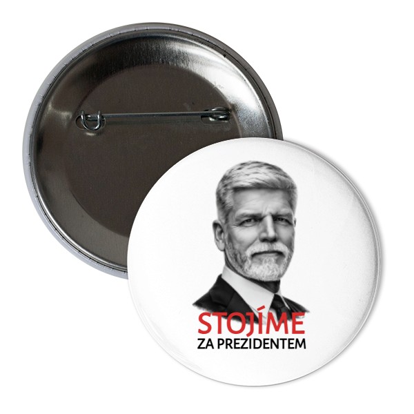 Odznak  s potlačou STOJÍME
