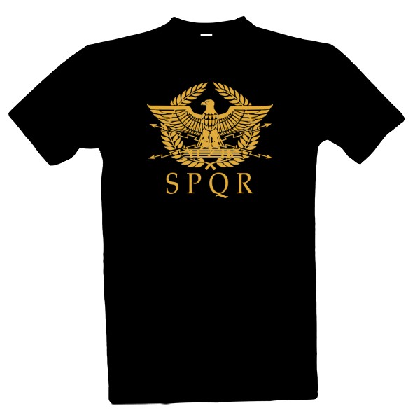 Tričko s potlačou SPQR - senát a ľud rímsky