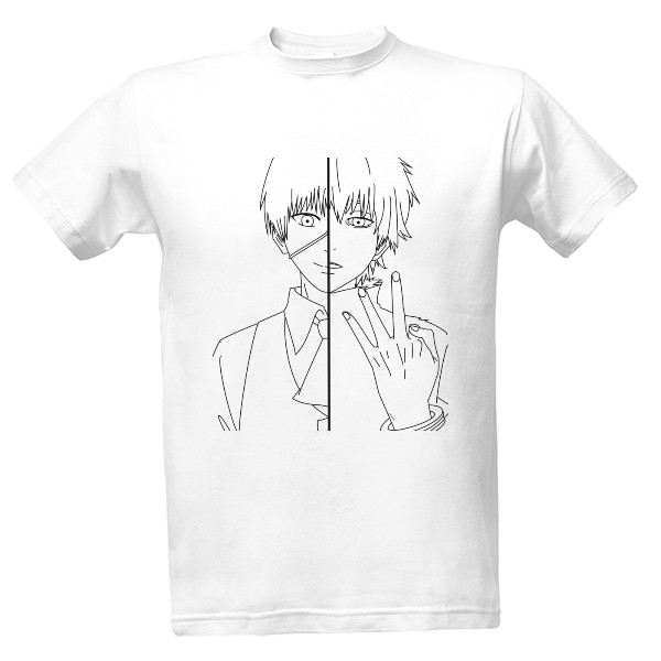 Tričko s potlačou Tokyo Ghoul - Kaneki Tranform
